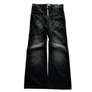 IMG_3386 “DUNE“ Double Waist Bootcut Pants (PRÉ-VENDA)